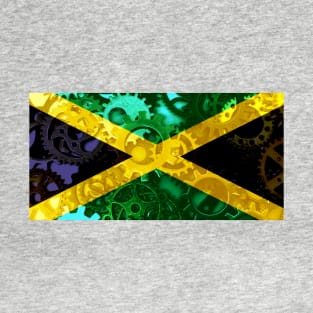 Flag of Jamaica - Gears T-Shirt